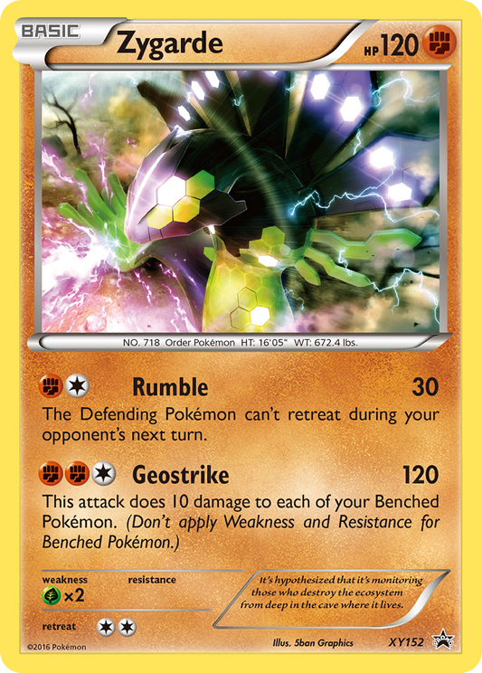 Zygarde (XY Black Star Promos SET) (Pokémon) (Basic) (Fighting) (HP: 120) (Promo) (PKM XY Black Star Promos SET-69)