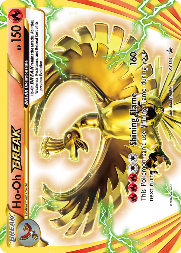 Ho-Oh BREAK - XY Black Star Promos SET-XY154