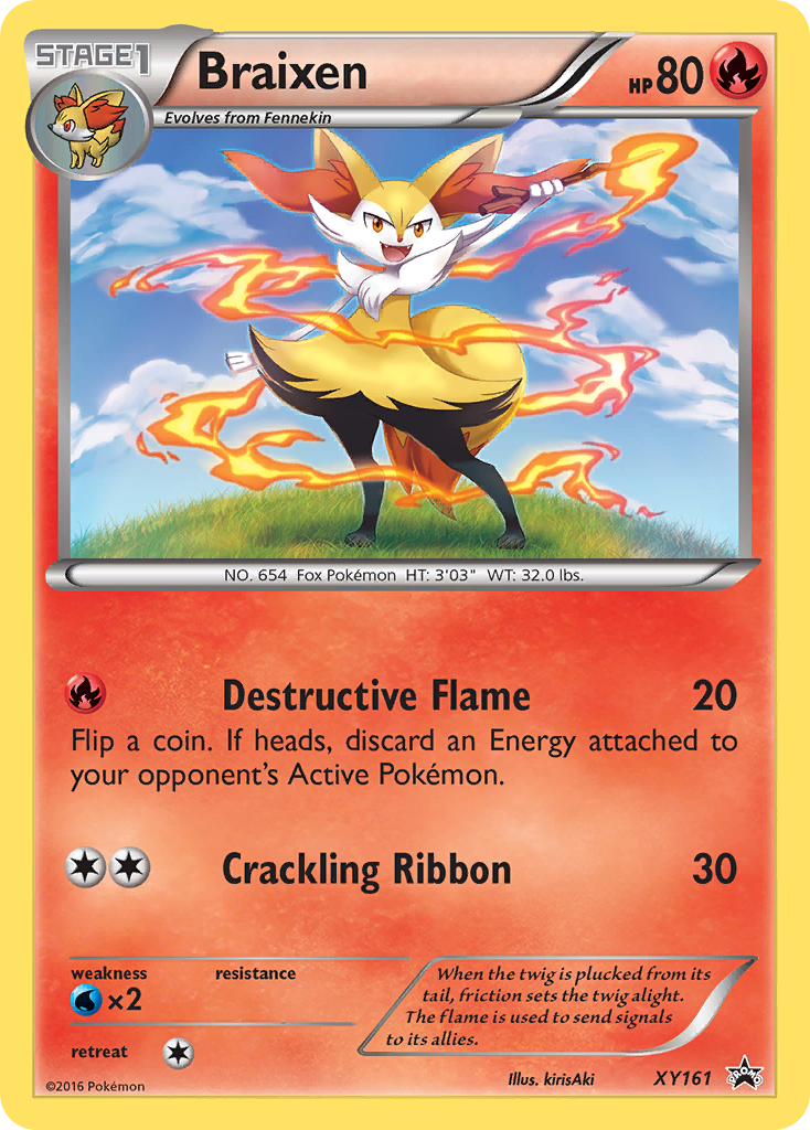 Braixen - XY Black Star Promos SET-XY161