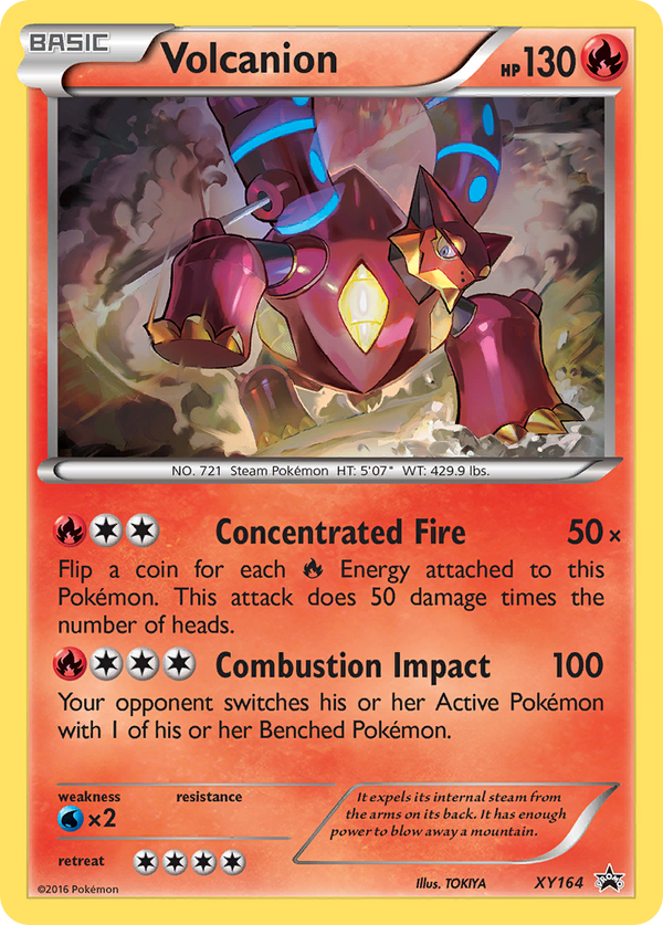 Volcanion - XY Black Star Promos SET-XY164