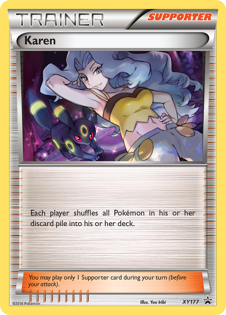 Karen - XY Black Star Promos SET-XY177