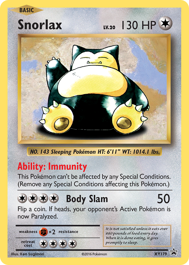 Snorlax - XY Black Star Promos SET-XY179