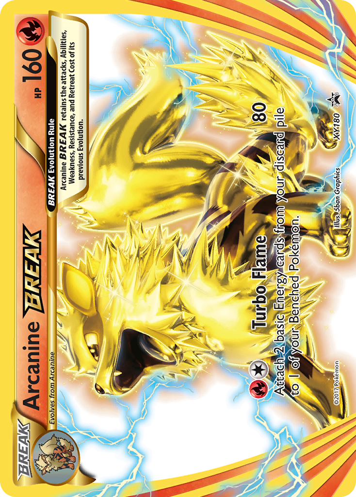 Arcanine BREAK (XY Black Star Promos SET) (Pokémon) (BREAK) (Fire) (HP: 160) (Promo) (PKM XY Black Star Promos SET-101)
