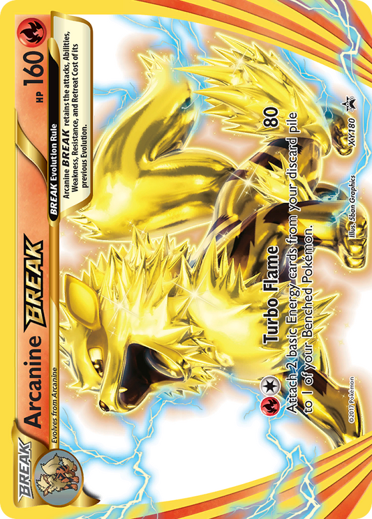 Arcanine BREAK (XY Black Star Promos SET) (Pokémon) (BREAK) (Fire) (HP: 160) (Promo) (PKM XY Black Star Promos SET-101)