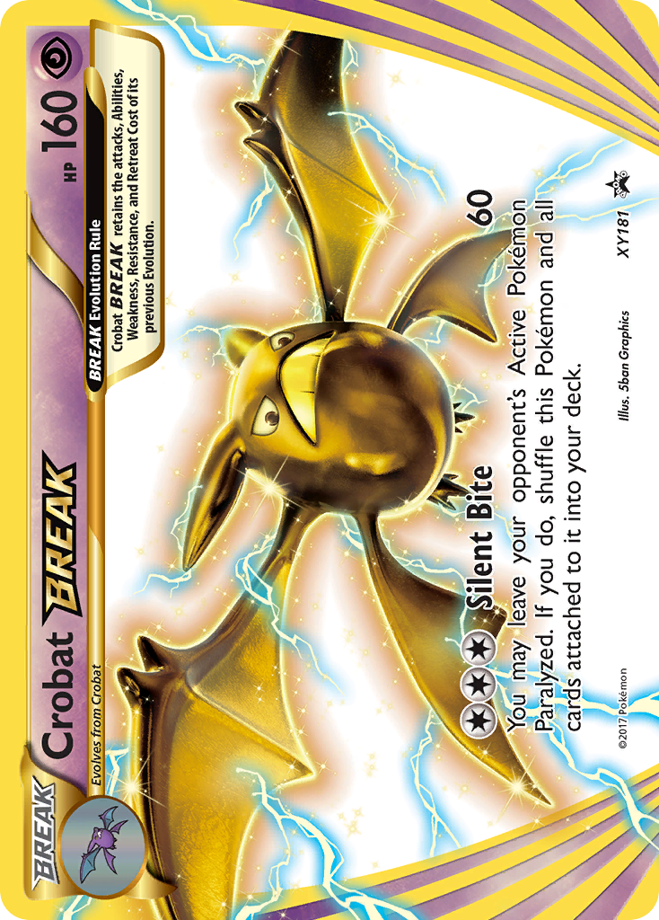 Crobat BREAK - XY Black Star Promos SET-XY181