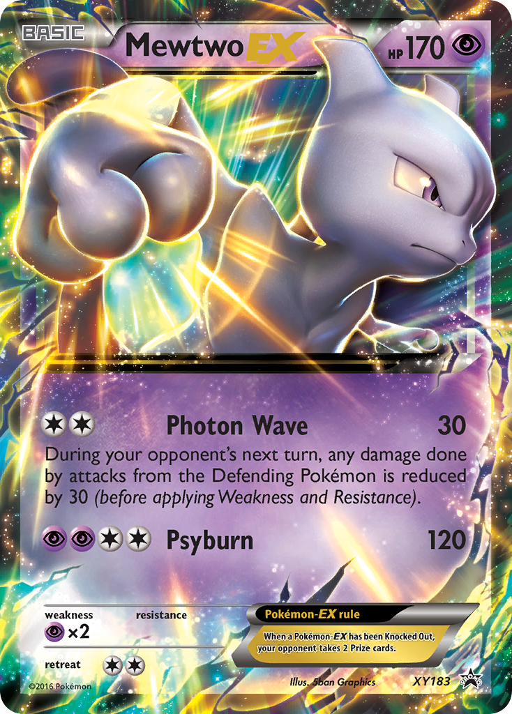 Mewtwo-EX - XY Black Star Promos SET-XY183
