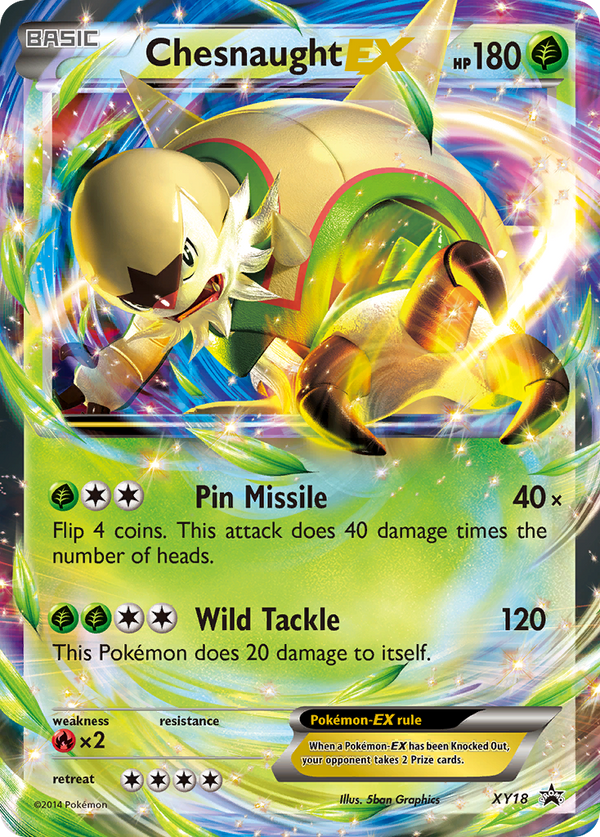 Chesnaught-EX - XY Black Star Promos SET-XY18