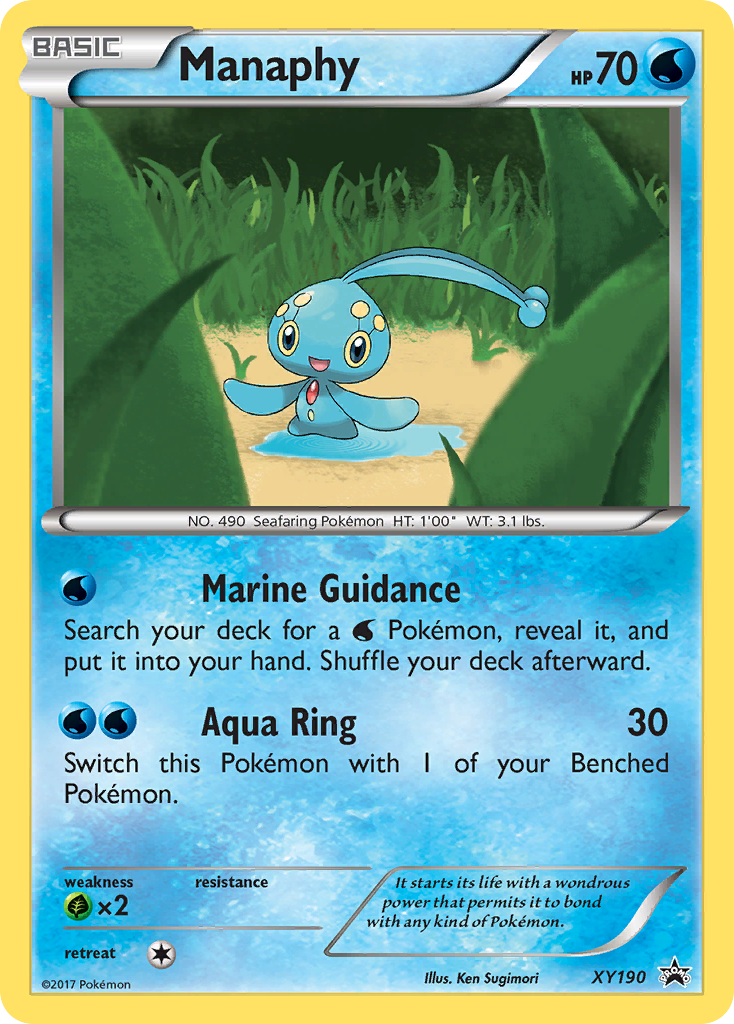 Manaphy - XY Black Star Promos SET-XY190