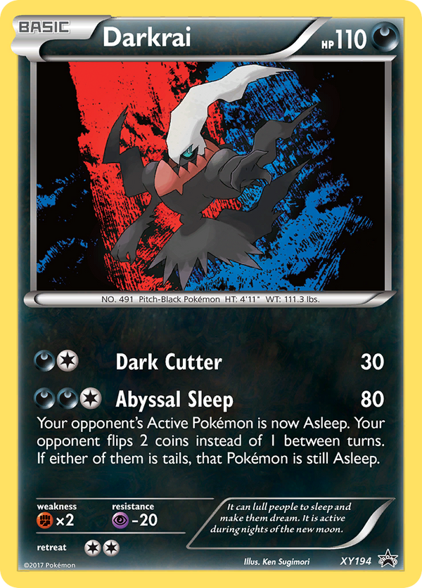 Darkrai - XY Black Star Promos SET-XY194