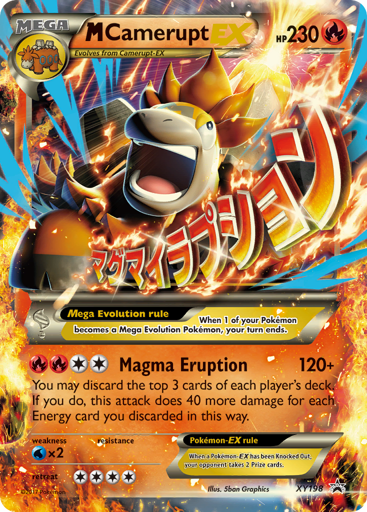 M Camerupt-EX - XY Black Star Promos SET-XY198