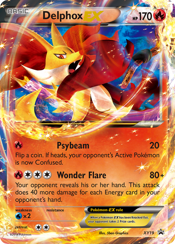Delphox-EX - XY Black Star Promos SET-XY19