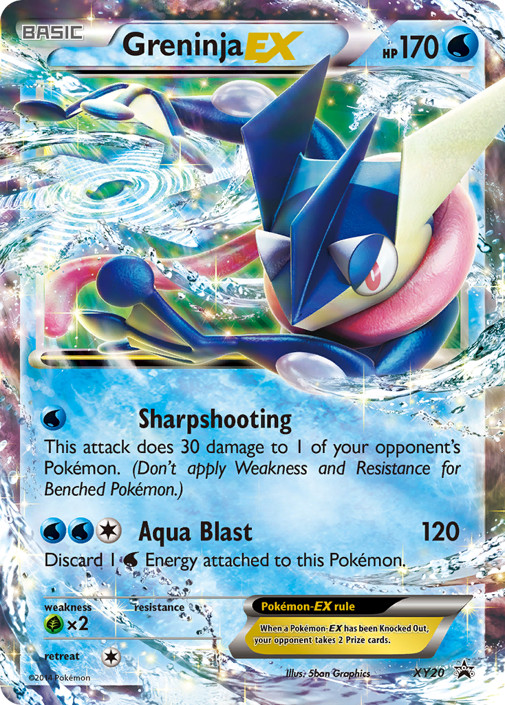 Greninja-EX - XY Black Star Promos SET-XY20