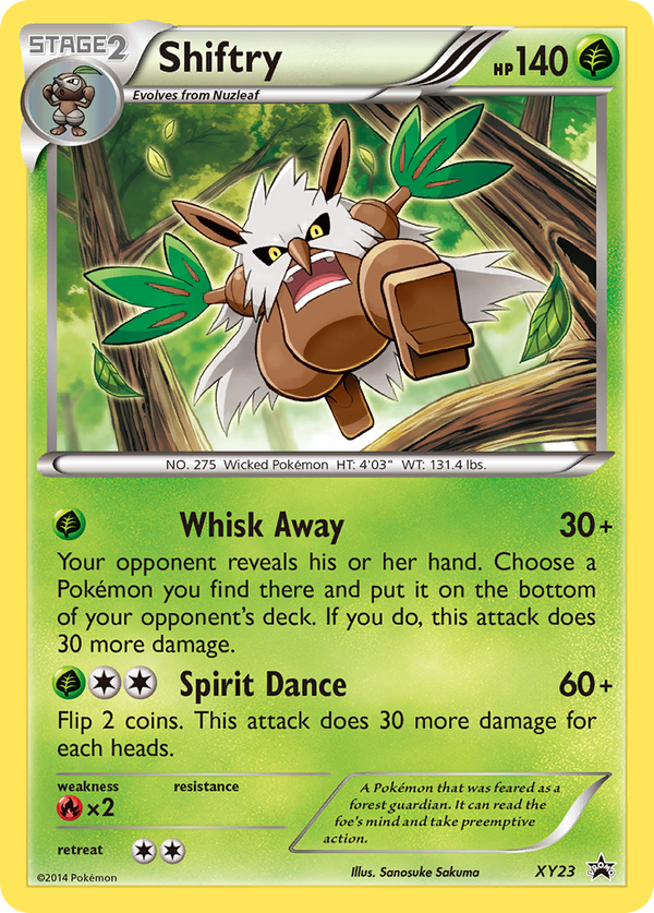 Shiftry - XY Black Star Promos SET-XY23