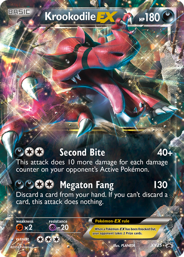 Krookodile-EX - XY Black Star Promos SET-XY25