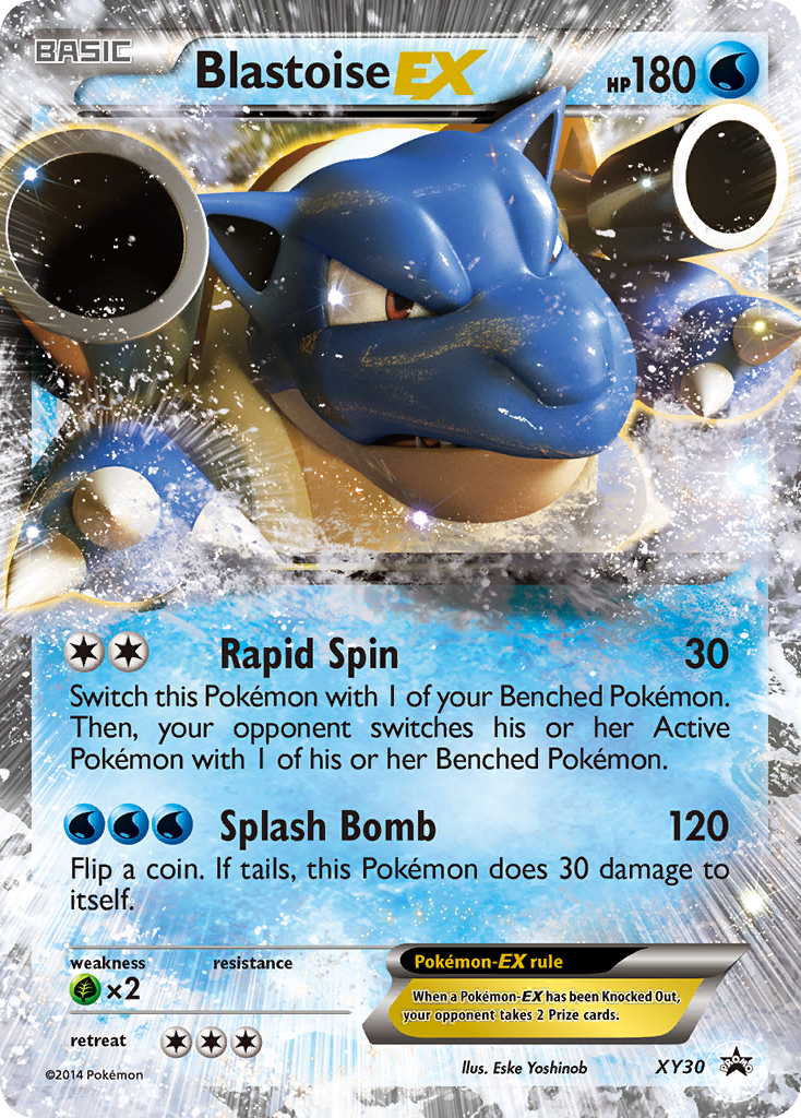 Blastoise-EX - XY Black Star Promos SET-XY30