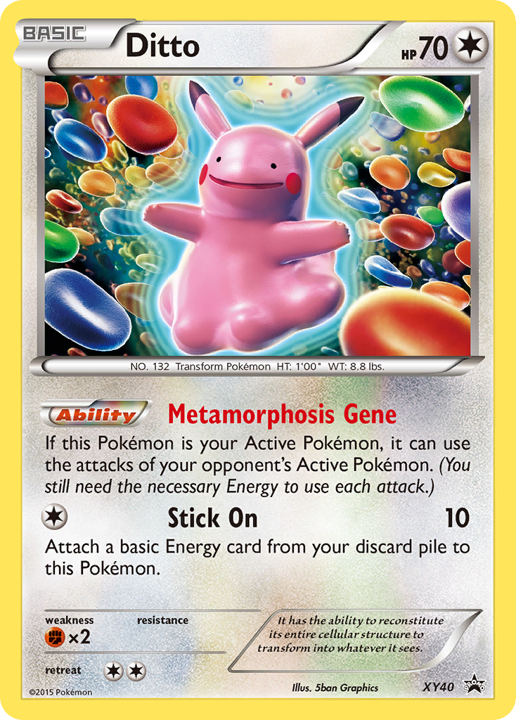 Ditto - XY Black Star Promos SET-XY40