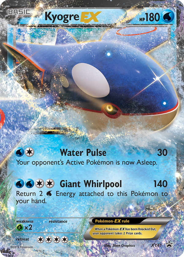 Kyogre-EX - XY Black Star Promos SET-XY41