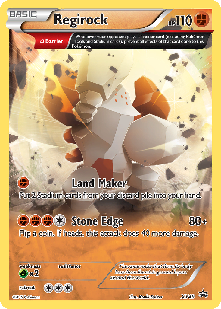 Regirock - XY Black Star Promos SET-XY49