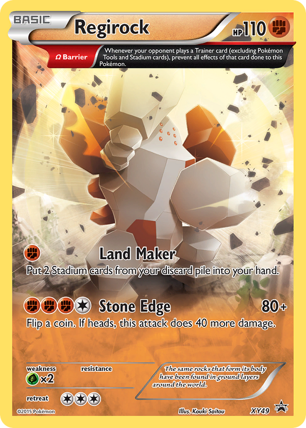 Regirock - XY Black Star Promos SET-XY49
