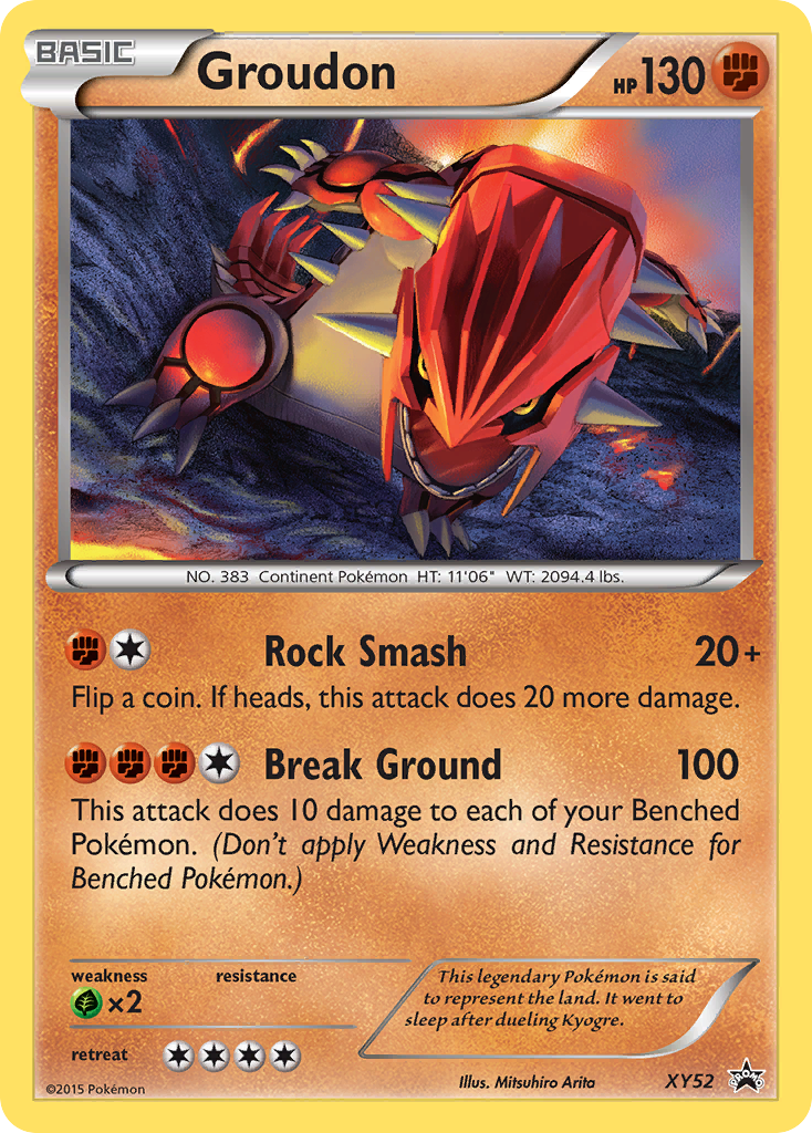 Groudon - XY Black Star Promos SET-XY52