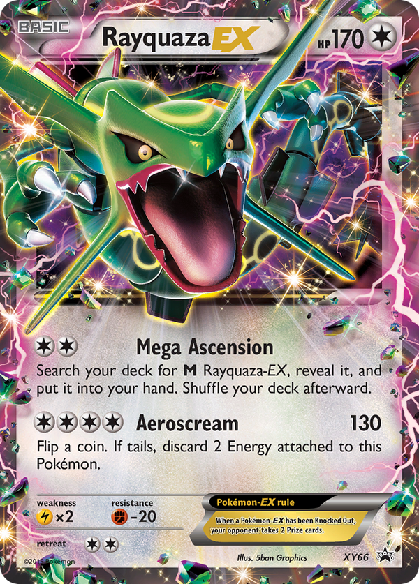 Rayquaza-EX - XY Black Star Promos SET-XY66