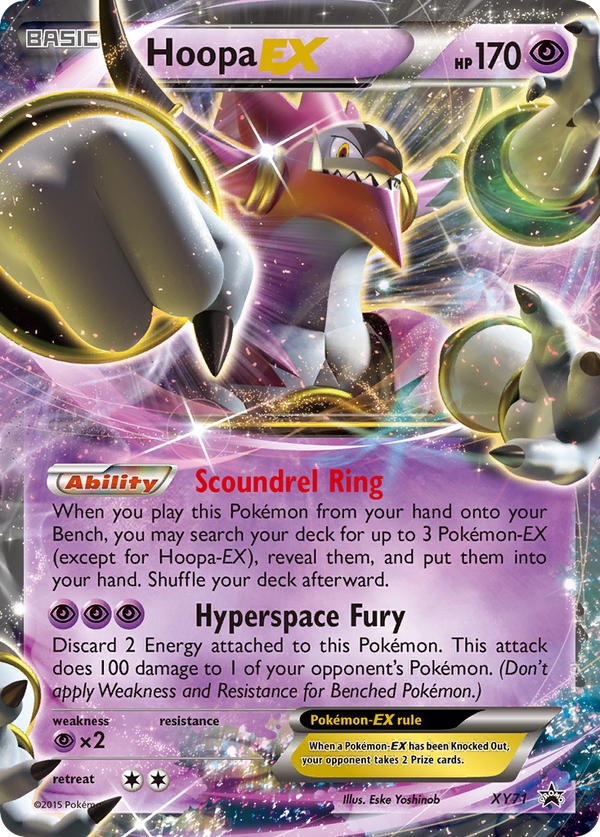 Hoopa-EX - XY Black Star Promos SET-XY71