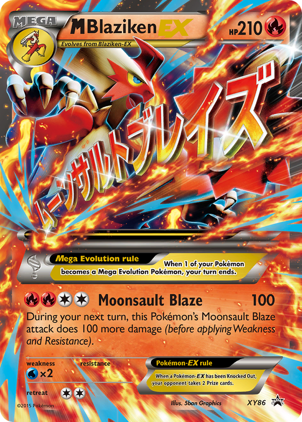 M Blaziken-EX - XY Black Star Promos SET-XY86