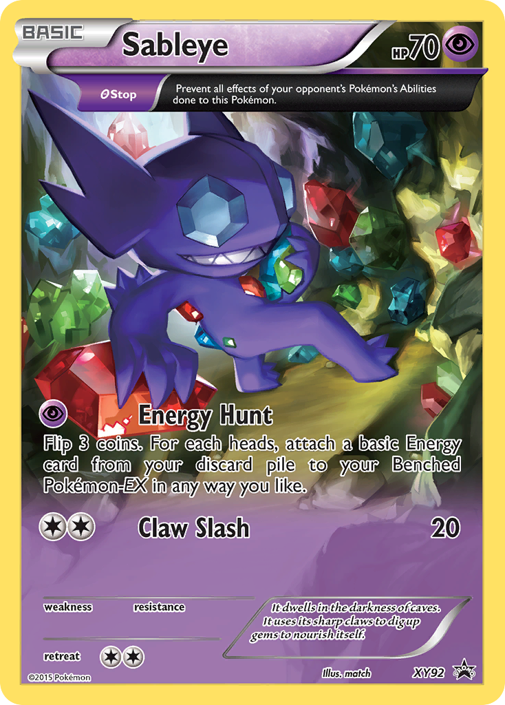 Sableye - XY Black Star Promos SET-XY92