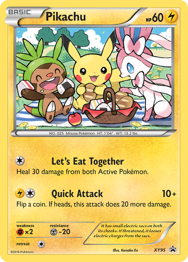 Pikachu - XY Black Star Promos SET-XY95
