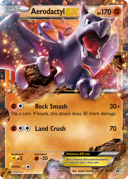 AerodactylEX (XY Black Star Promos SET) (Pokémon) (Basic, EX) (Fighting) (HP: 170) (Promo) (PKM XY Black Star Promos SET-214)