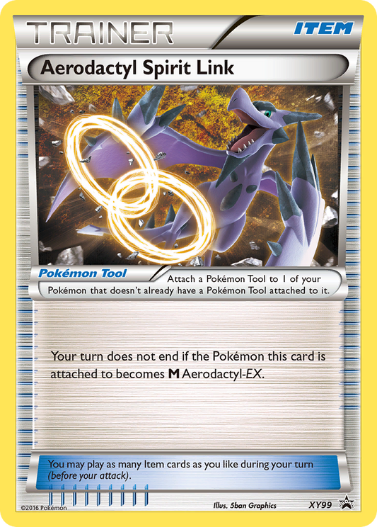 Aerodactyl Spirit Link (XY Black Star Promos SET) (Trainer) (Pokémon Tool) (Promo) (PKM XY Black Star Promos SET-216)