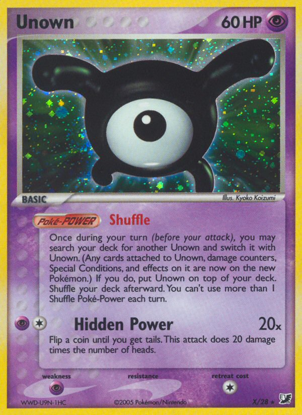 Unown - Unseen Forces SET-X