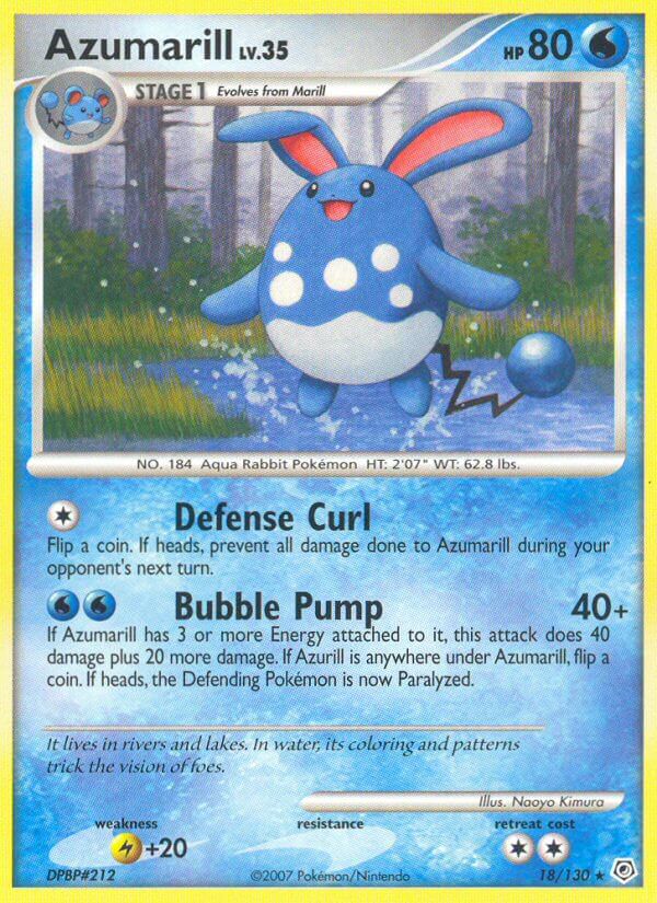 Azumarill Diamond & Pearl SET-18