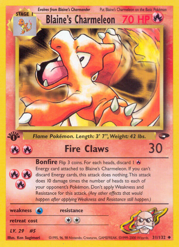 Blaine’s Charmeleon Gym Challenge SET-31