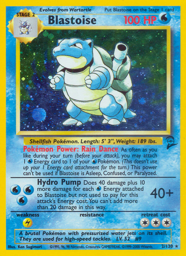 Blastoise Base Set 2 SET 2-2