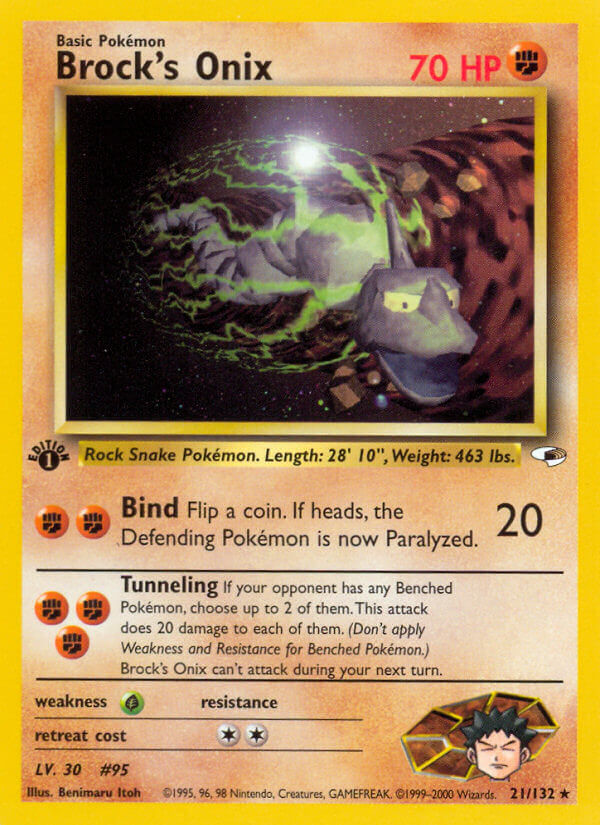 Brock’s Onix Gym Heroes SET-21