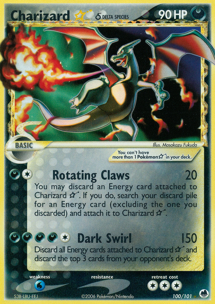 Charizard Star Dragon Frontiers SET-100