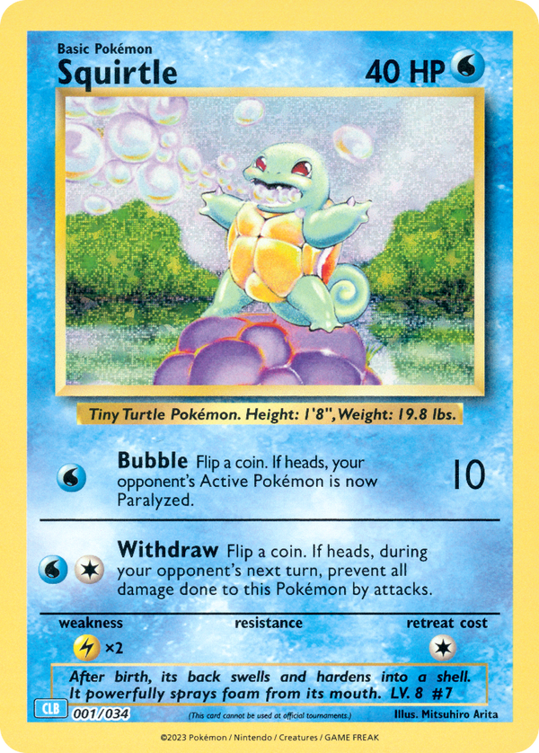 Squirtle Pokémon Trading Card Game Classic—Blastoise SET-001