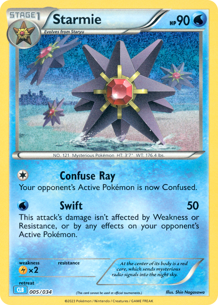 Starmie Pokémon Trading Card Game Classic—Blastoise SET-005