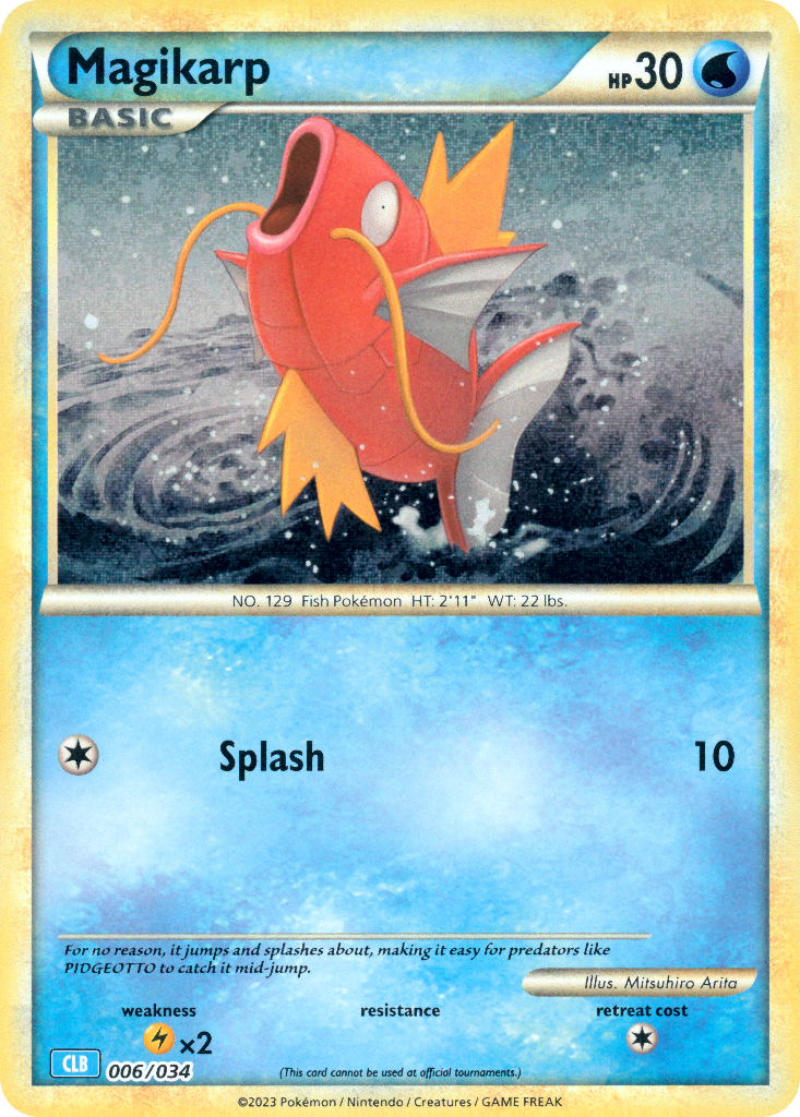 Magikarp Pokémon Trading Card Game Classic—Blastoise SET-006