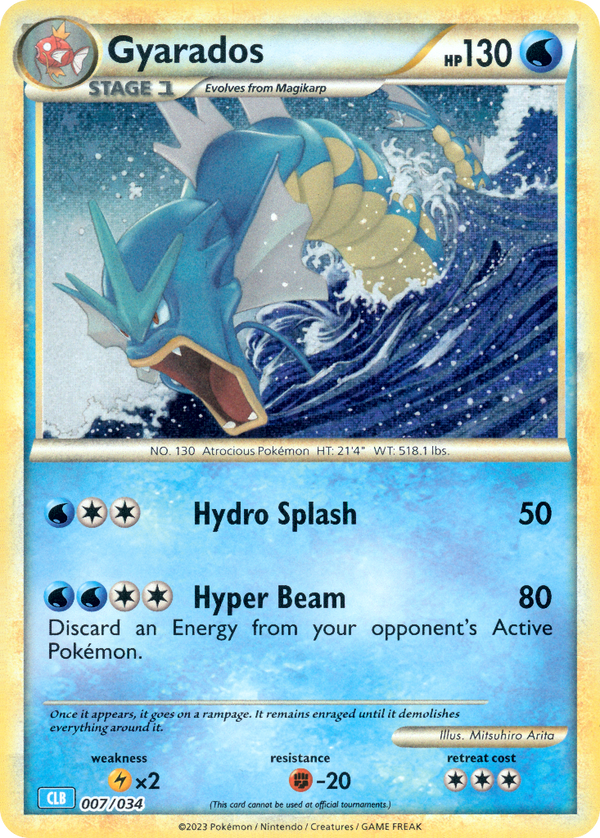 Gyarados Pokémon Trading Card Game Classic—Blastoise SET-007