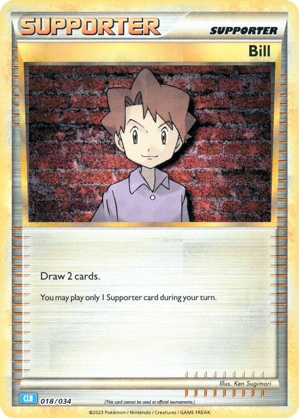 Bill Pokémon Trading Card Game Classic—Blastoise SET-018
