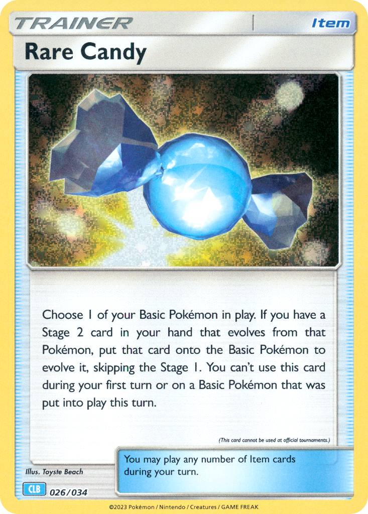 Rare Candy Pokémon Trading Card Game Classic—Blastoise SET-026