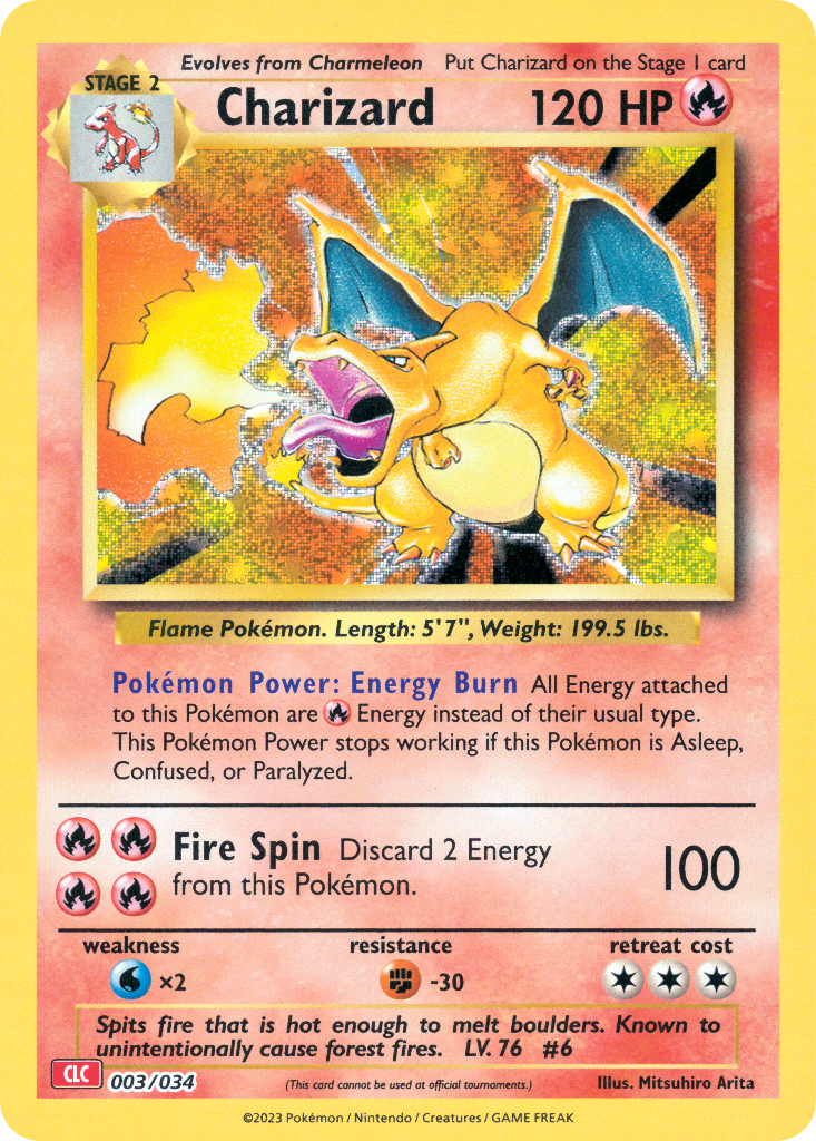 Charizard Pokémon Trading Card Game Classic—Charizard SET-003
