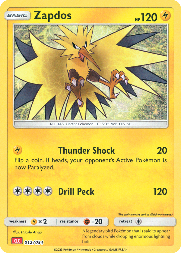 Zapdos Pokémon Trading Card Game Classic—Charizard SET-012