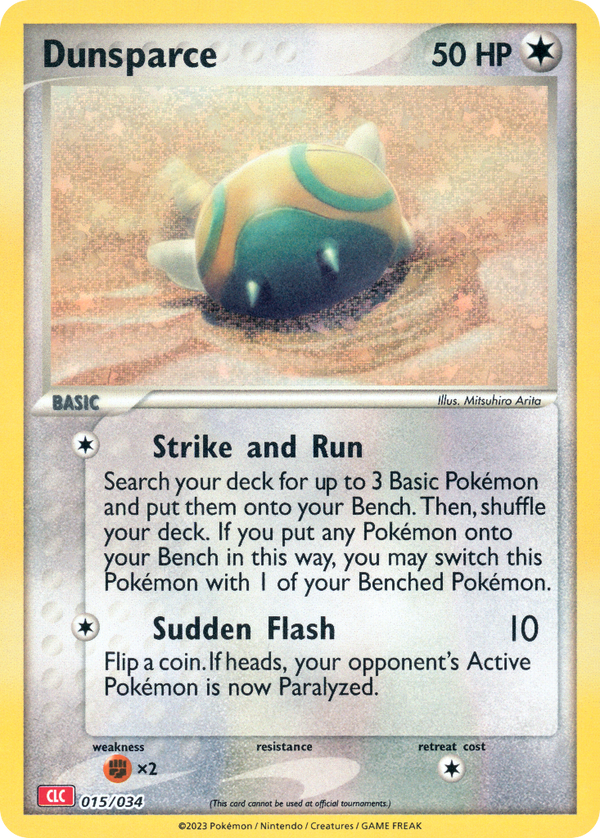 Dunsparce Pokémon Trading Card Game Classic—Charizard SET-015