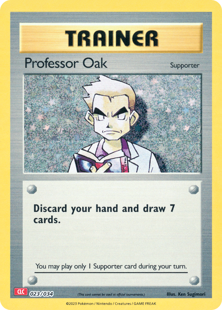 Professor Oak Pokémon Trading Card Game Classic—Charizard SET-023