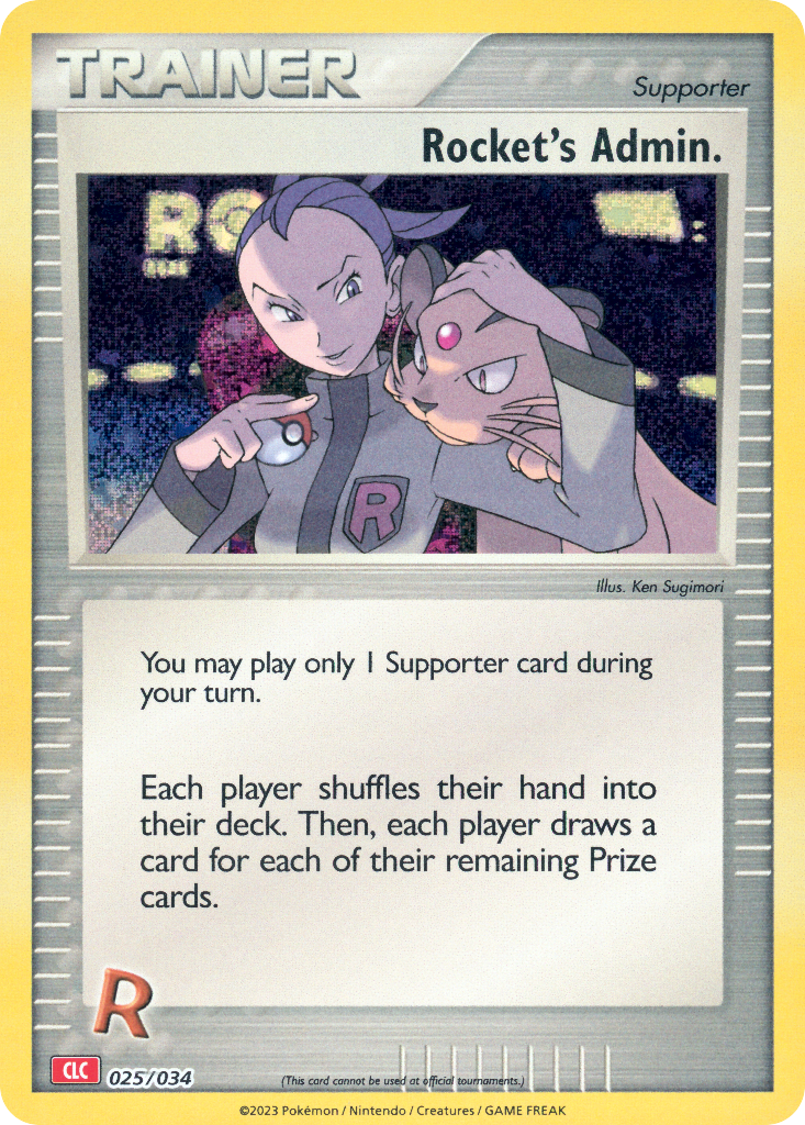 Rocket’s Admin. Pokémon Trading Card Game Classic—Charizard SET-025