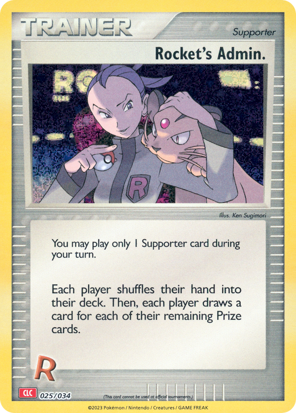 Rocket’s Admin. Pokémon Trading Card Game Classic—Charizard SET-025