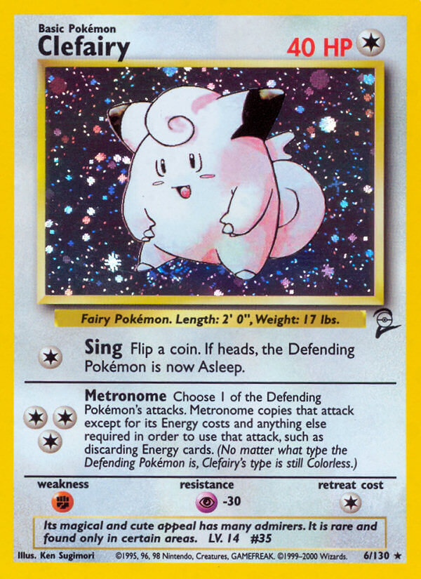 Clefairy Base Set 2 SET 2-6
